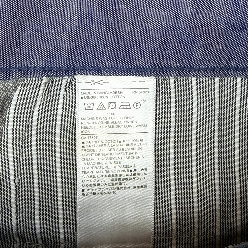 Banana Republic Emerson Shorts Men 36 Grey Cotton Micro Pattern Flat Front 9.5in